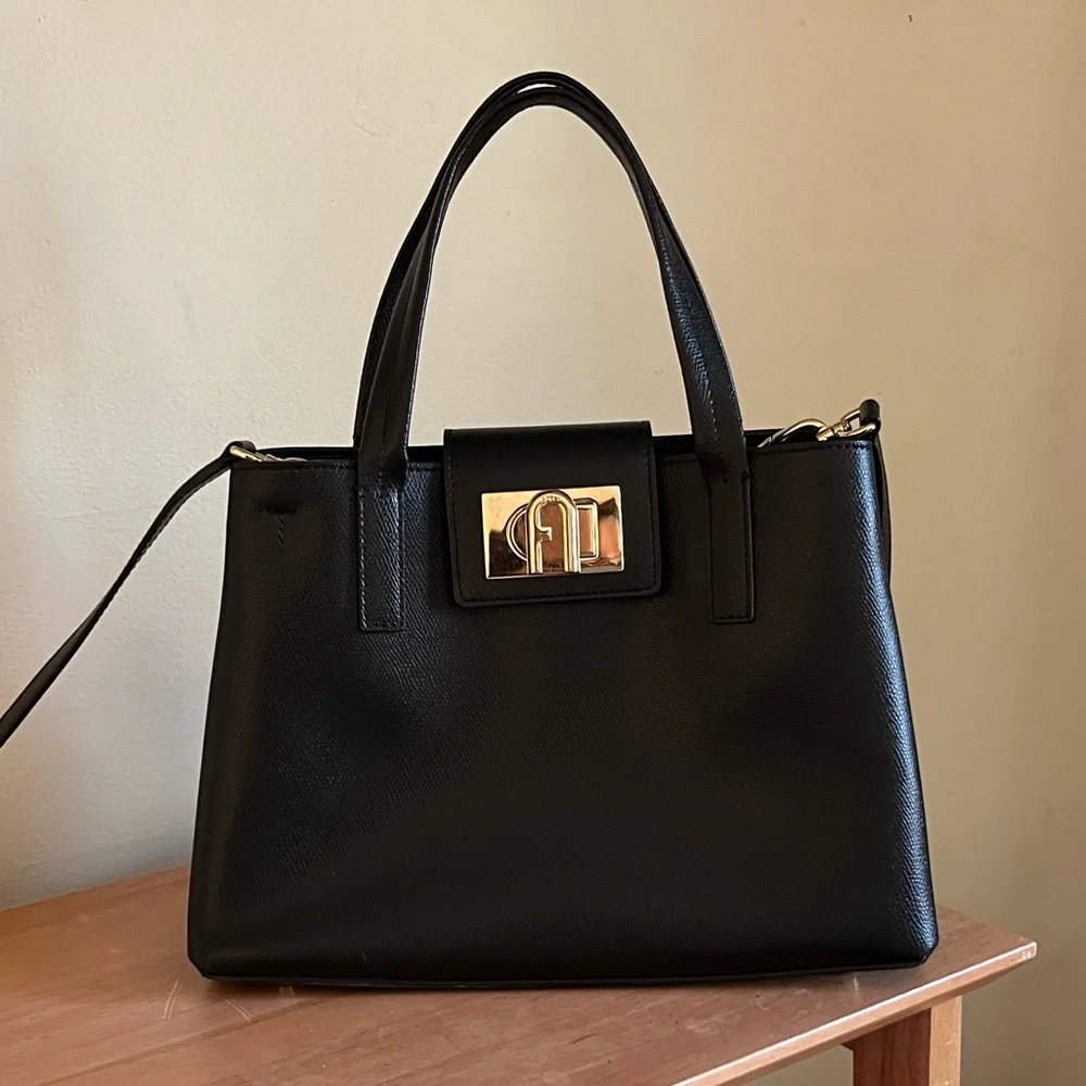 Black Furla 1927 Medium Tote - Picture 2 of 11